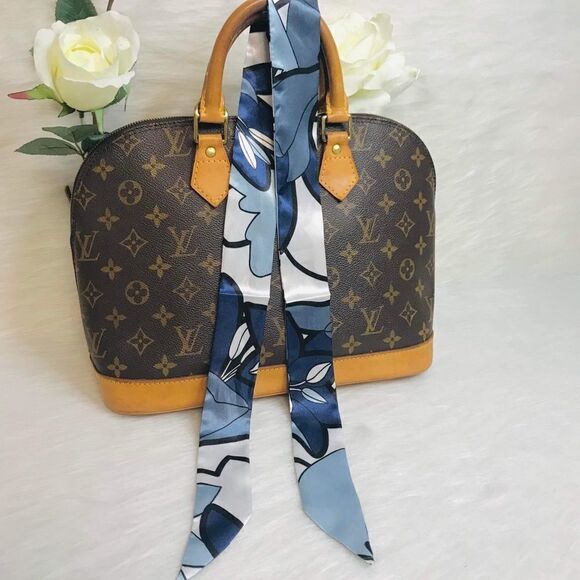 Silk Scarf Twilly (one pair) - Picture 3 of 3